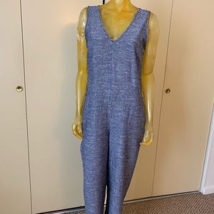 RESERVED for KT - Denim-look Linen jumpsuit